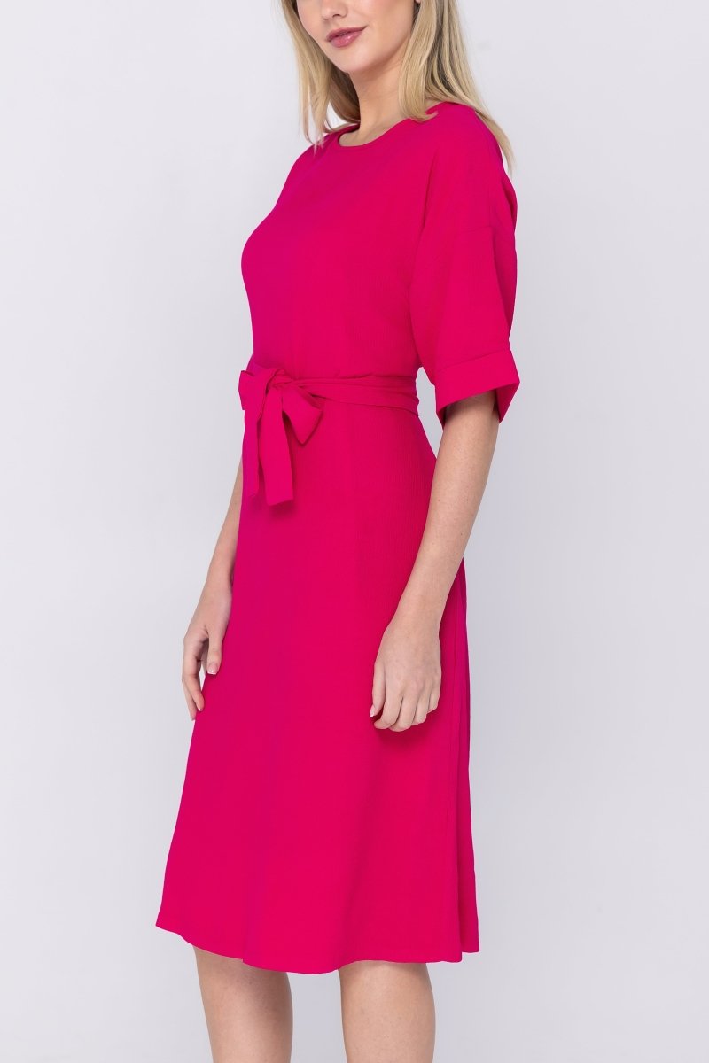 ELLA DRESS (FUCHSIA) 42" - Dress - Yakira Bella