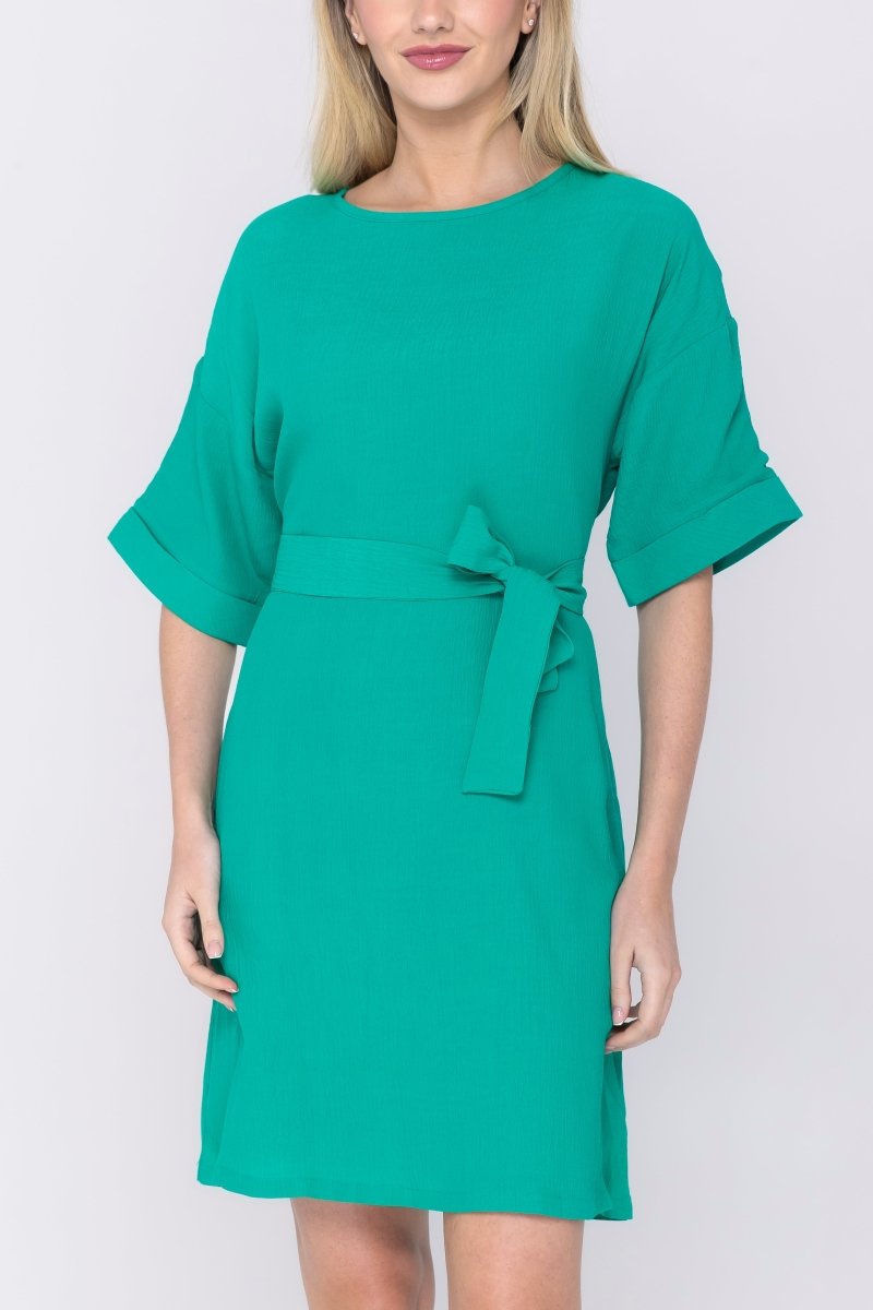 ELLA DRESS (KELLY GREEN) 37" - Dress - Yakira Bella