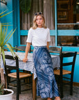 Ella Skirt 38" (Navy Ground) - Skirt - Yakira Bella
