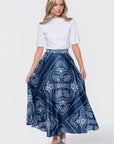 Ella Skirt 38" (Navy Ground) - Skirt - Yakira Bella