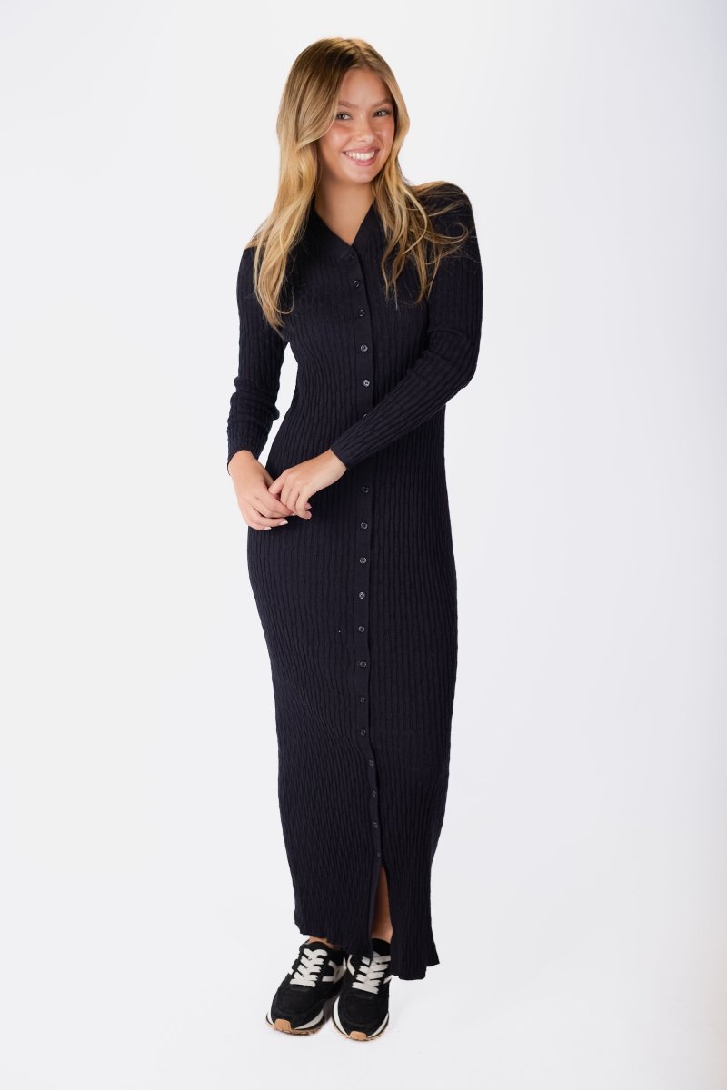 Elodie Dress (Black) - Dress - Yakira Bella