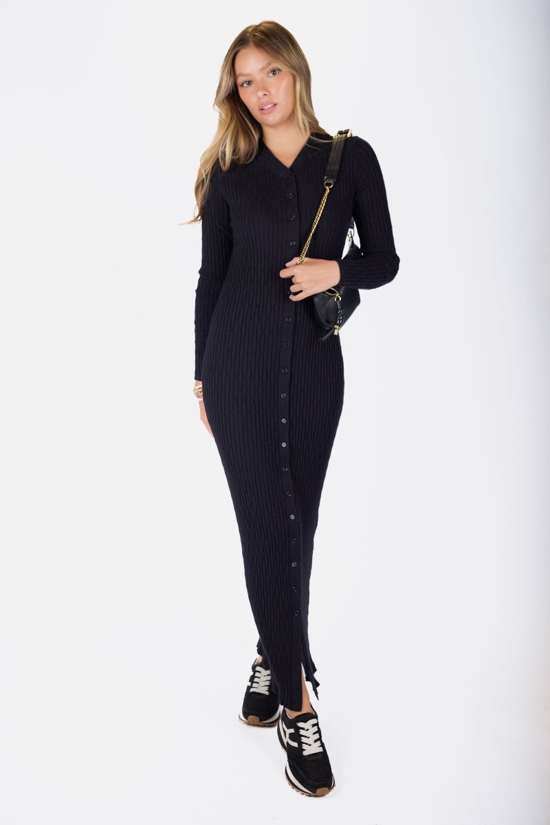 Elodie Dress (Black) - Dress - Yakira Bella