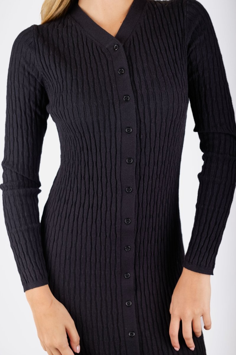 Elodie Dress (Black) - Dress - Yakira Bella