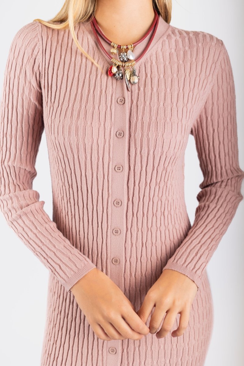 Elodie Dress (Dusty Pink) - Dress - Yakira Bella