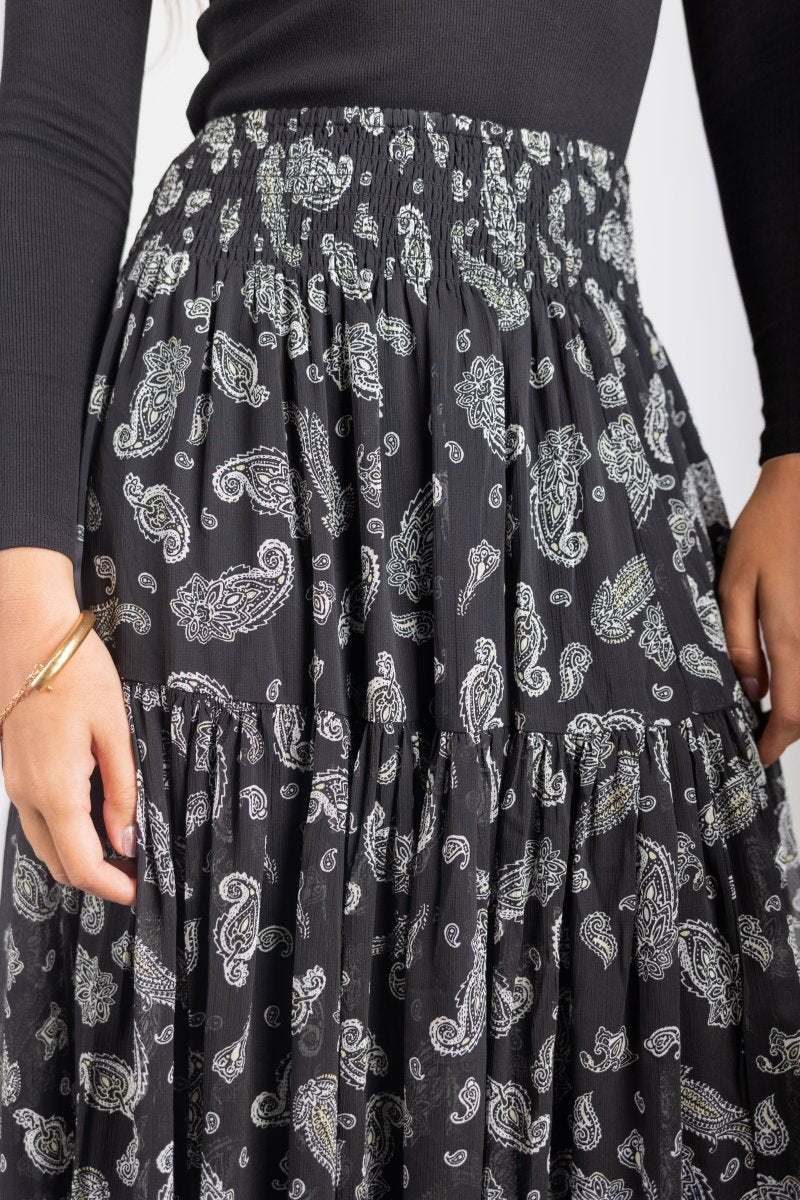 Eloisa Skirt (Black) - Skirt - Yakira Bella
