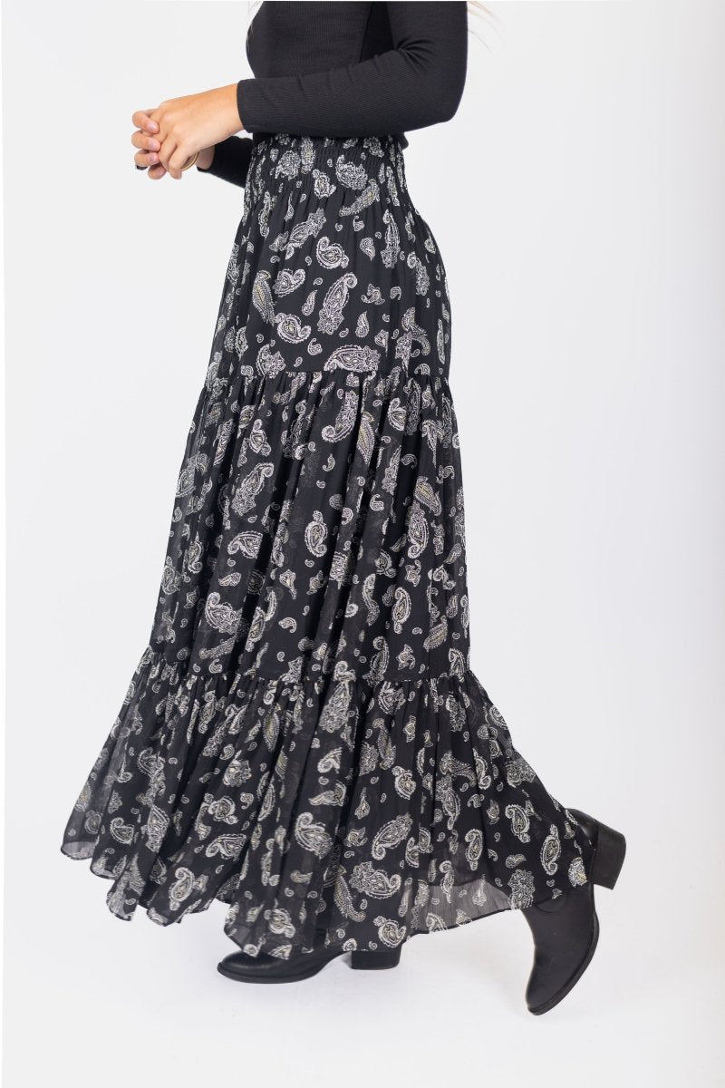 Eloisa Skirt (Black) - Skirt - Yakira Bella