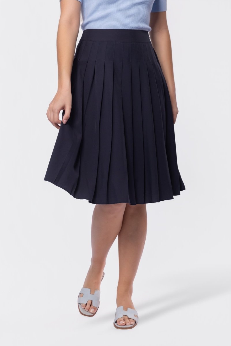 Ember Skirt 25" (Navy) - Skirt - Yakira Bella