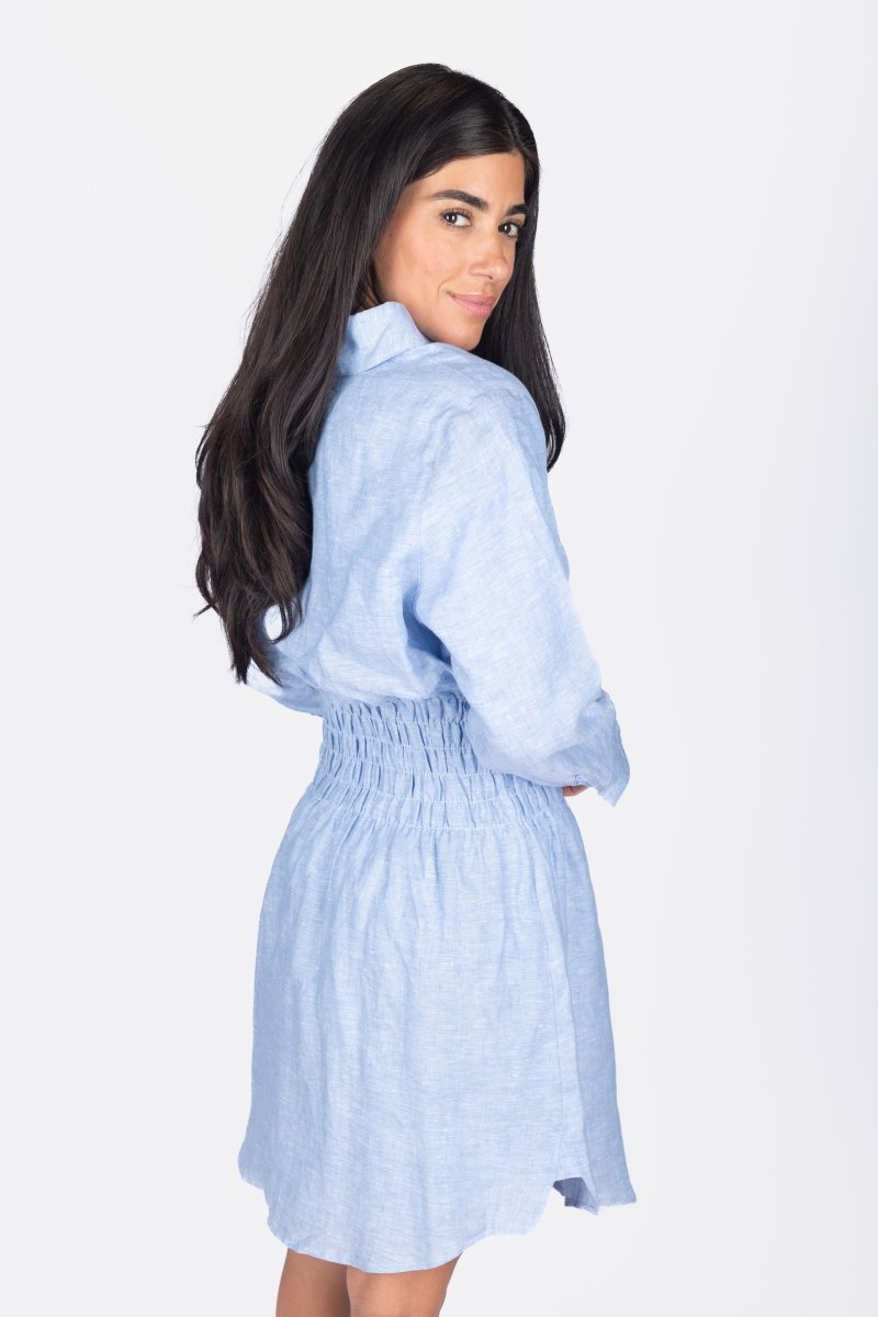 EMBERLY DRESS (BLUE) - Dress - Yakira Bella