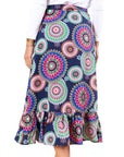 EMERSON SKIRT (Navy/Multicolor) - Skirt - Yakira Bella