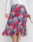 EMERSON SKIRT (RED/WHITE) - Skirt - Yakira Bella