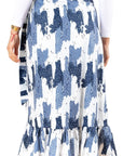 EMERSON SKIRT (White/Blue) - Skirt - Yakira Bella