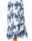 EMERSON SKIRT (White/Blue) - Skirt - Yakira Bella