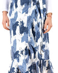 EMERSON SKIRT (White/Blue) - Skirt - Yakira Bella