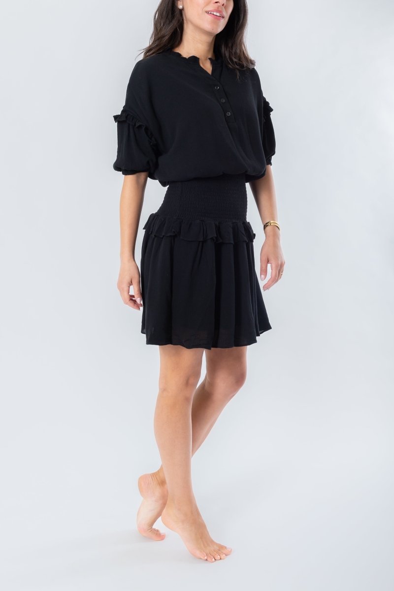 EMILY DRESS (BLACK) 37" - Dress - Yakira Bella