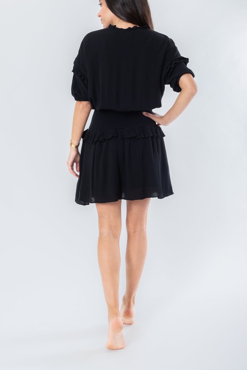 EMILY DRESS (BLACK) 37" - Dress - Yakira Bella