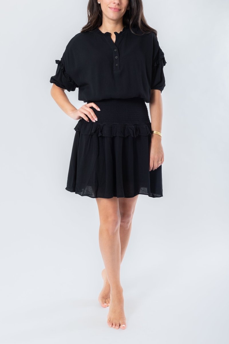 EMILY DRESS (BLACK) 37" - Dress - Yakira Bella