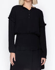 EMILY DRESS Long Sleeve (BLACK) 37" - Dress - Yakira Bella