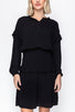 EMILY DRESS LONG SLEEVE (BLACK) 41" - Dress - Yakira Bella