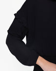 EMILY DRESS LONG SLEEVE (BLACK) 41" - Dress - Yakira Bella