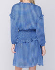 EMILY DRESS Long Sleeve (BLUE) 41" - Dress - Yakira Bella