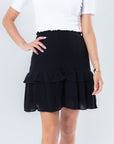 EMILY SKIRT (BLACK) 18" - Skirt - Yakira Bella