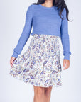 EMILY SKIRT (BLUE) 20" - Skirt - Yakira Bella