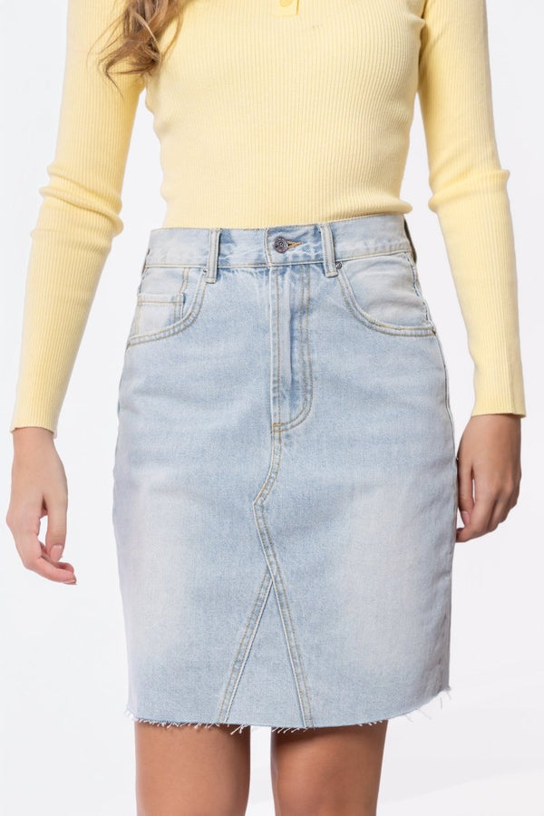 Emma Skirt 20" (Blue) - Skirt - Yakira Bella