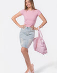 Emma Skirt 20" (Blue) - Skirt - Yakira Bella