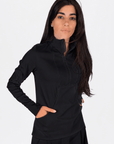 Endure Half Zip (Black) - Top - Yakira Bella