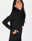 Endure Half Zip (Black) - Top - Yakira Bella