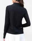 ENDURE HALF ZIP (BLACK) - Top - Yakira Bella