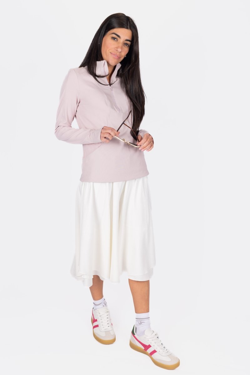 ENDURE HALF ZIP (PINK) - Top - Yakira Bella