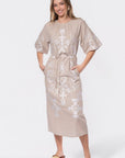 Erica Dress (Beige) - Dress - Yakira Bella
