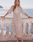 Erica Dress (Beige) - Dress - Yakira Bella