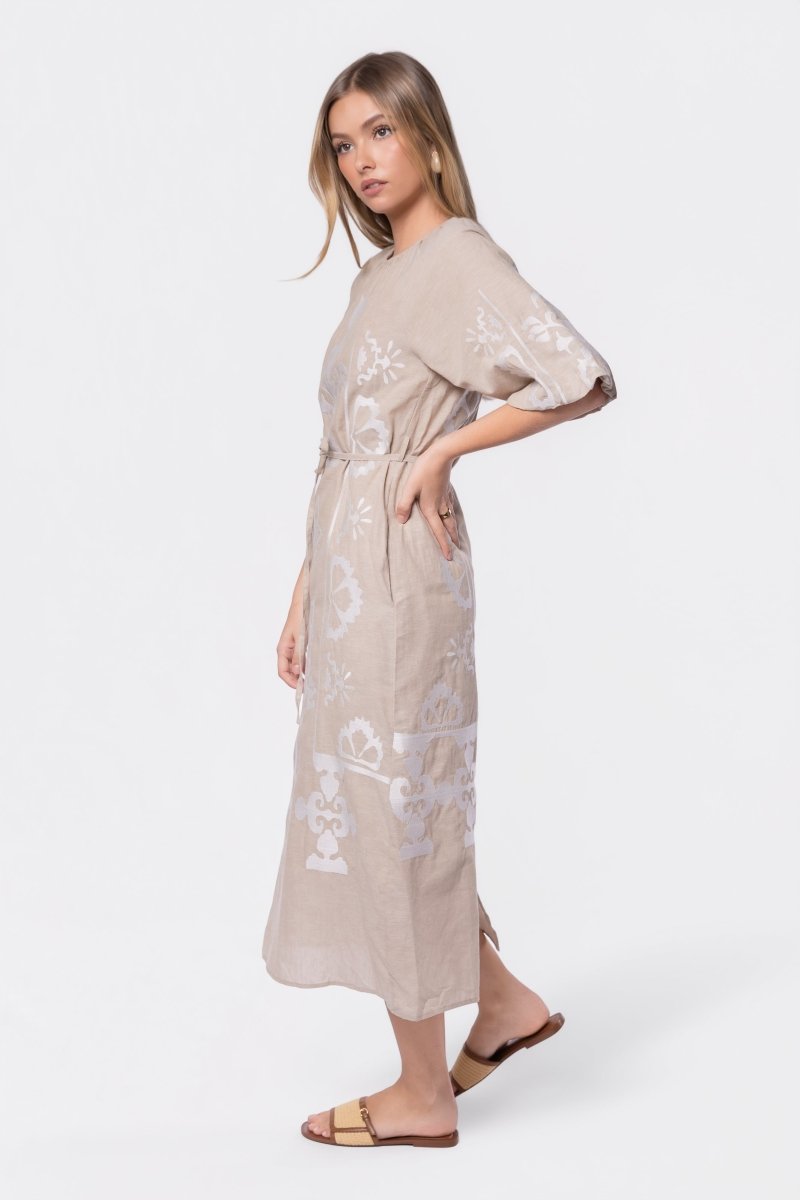 Erica Dress (Beige) XL Erica Dress (Beige) XL