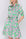 ESME DRESS Short Sleeve (GREEN/PINK) 37" - Dress - Yakira Bella