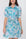 Esme Dress Short Sleeve (Teal Flower) 36" - Dress - Yakira Bella