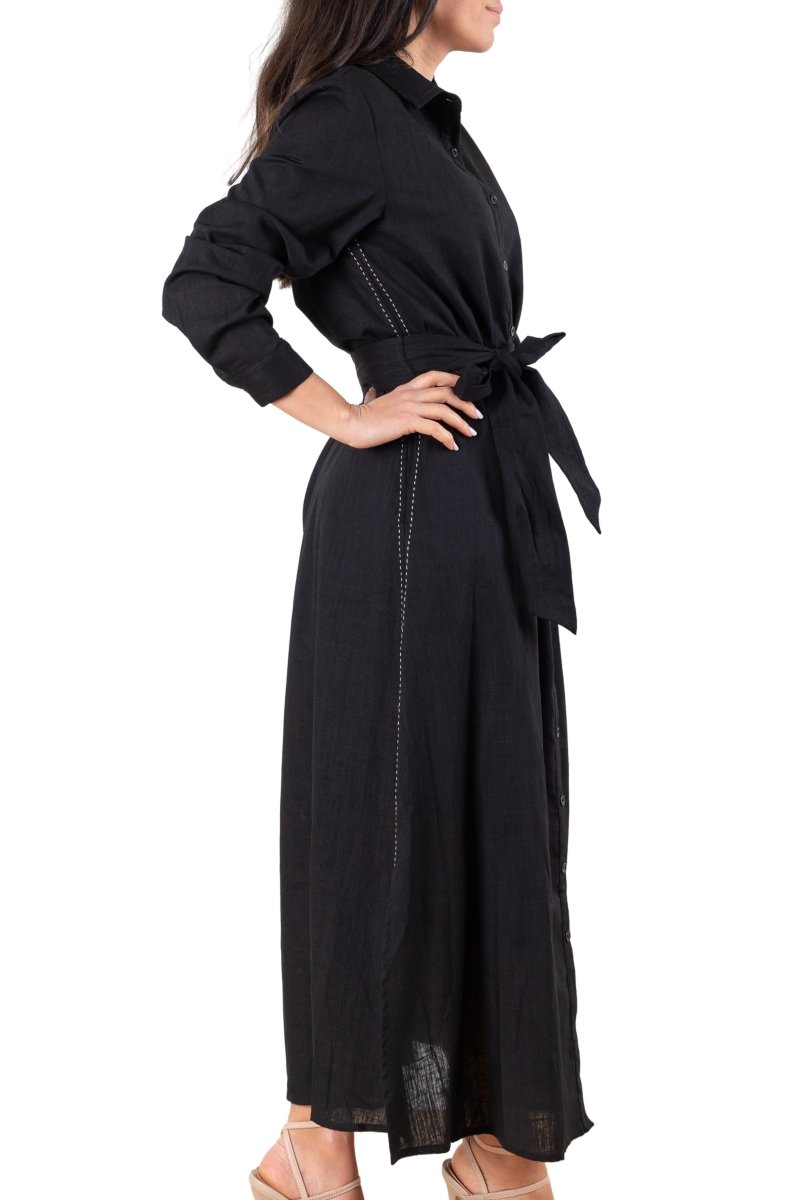 ESTHER DRESS (Jet/Black) - Dress - Yakira Bella