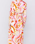 ESTHER DRESS (PINK PATTERN) - Dress - Yakira Bella