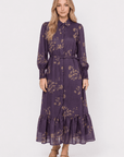 Evelyn Dress (Purple Khaki) - Dress - Yakira Bella