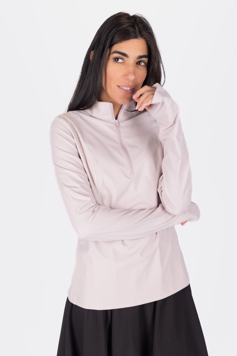 EXCEL HALF ZIP (PINK) - Top - Yakira Bella