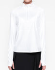 EXCEL HALF ZIP (WHITE) - Top - Yakira Bella