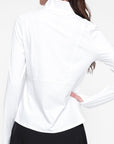 EXCEL HALF ZIP (WHITE) - Top - Yakira Bella