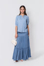 Fatima Top (Chambray) - Top - Yakira Bella