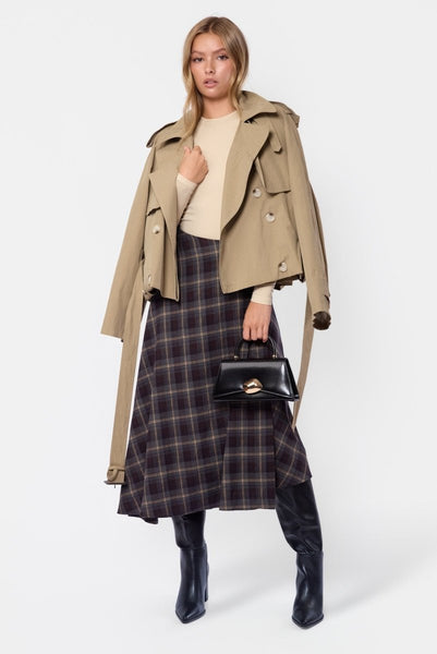 Foley Skirt (Black Plaid) – Yakira Bella