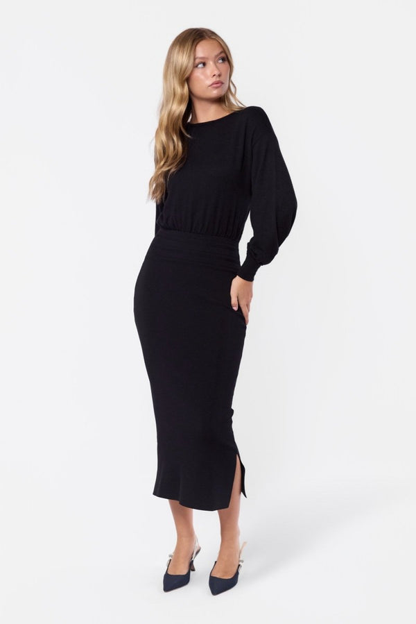Foster Dress (Black) - Dress - Yakira Bella