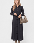 Freda Dress (Navy) - Dress - Yakira Bella