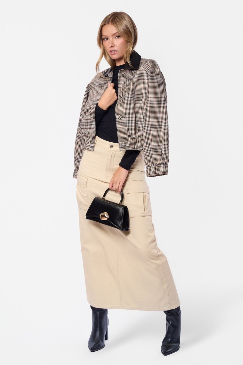 Frieda Skirt (Khaki) - Skirt - Yakira Bella