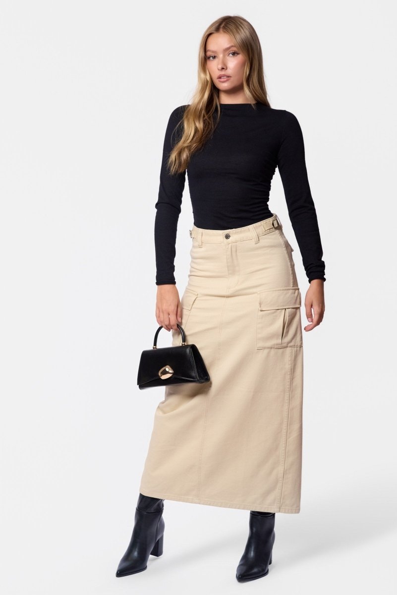 Frieda Skirt (Khaki) - Skirt - Yakira Bella