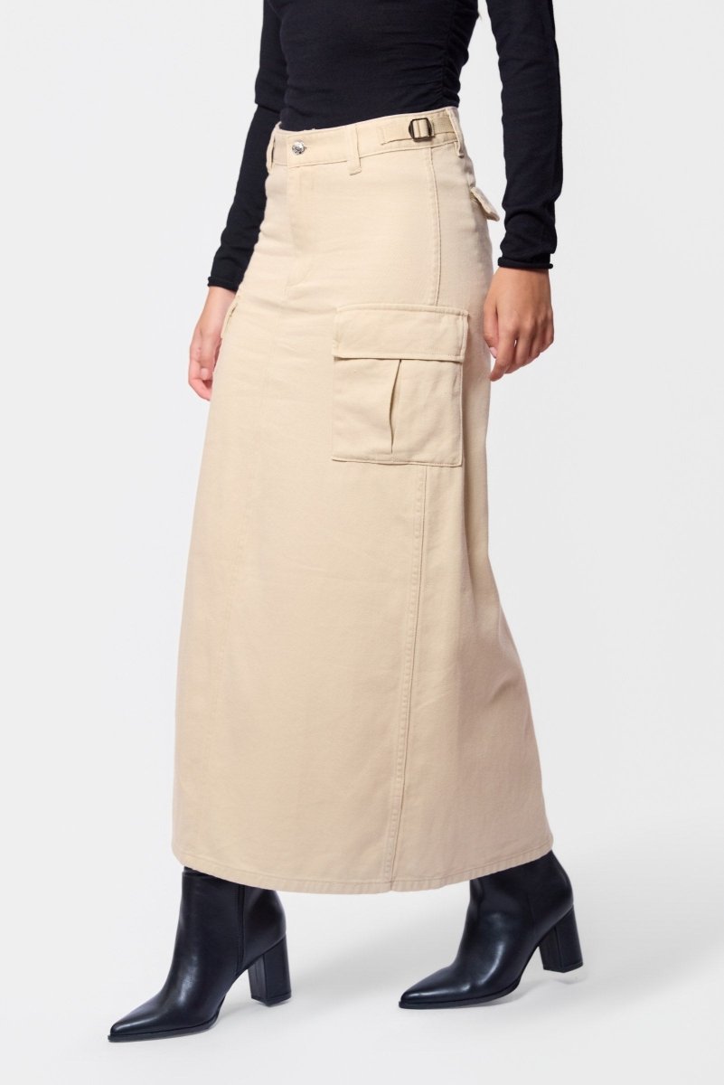 Frieda Skirt (Khaki) - Skirt - Yakira Bella